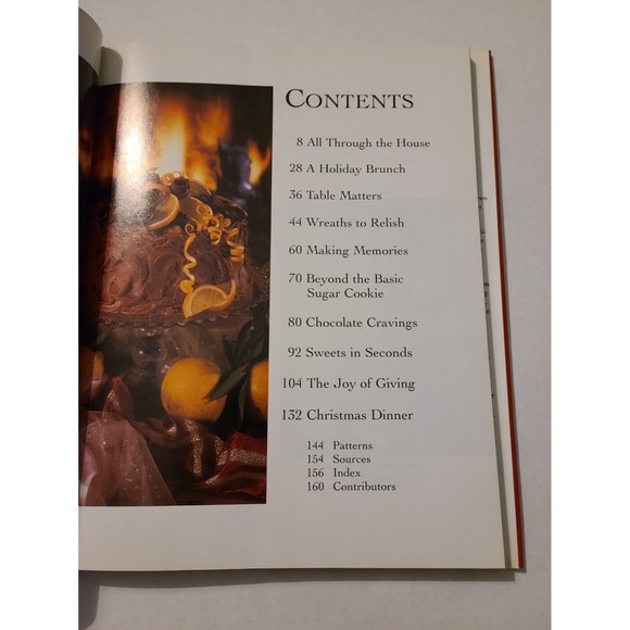 Vintage 1997 Hardcover Book "Christmas with Southern Living" with Dust Jacket DJ - Picture 4 of 9